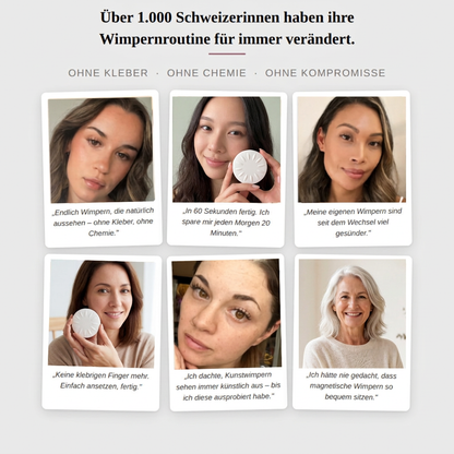 Magnetische Wimpern