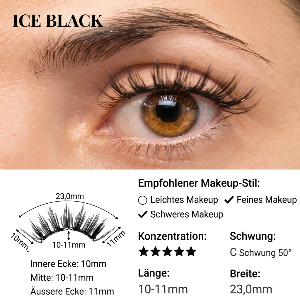 Magnetische Wimpern