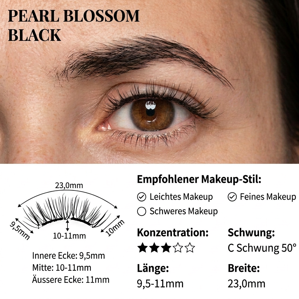 Magnetische Wimpern